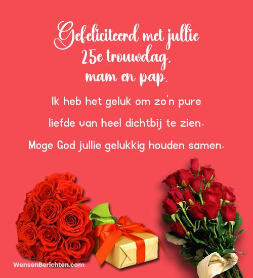 25-jarig-huwelijksjubileum-wensen-voor-ouders