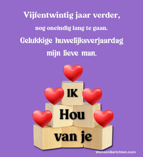25-jarig-jubileum-wensen-voor-echtgenoot