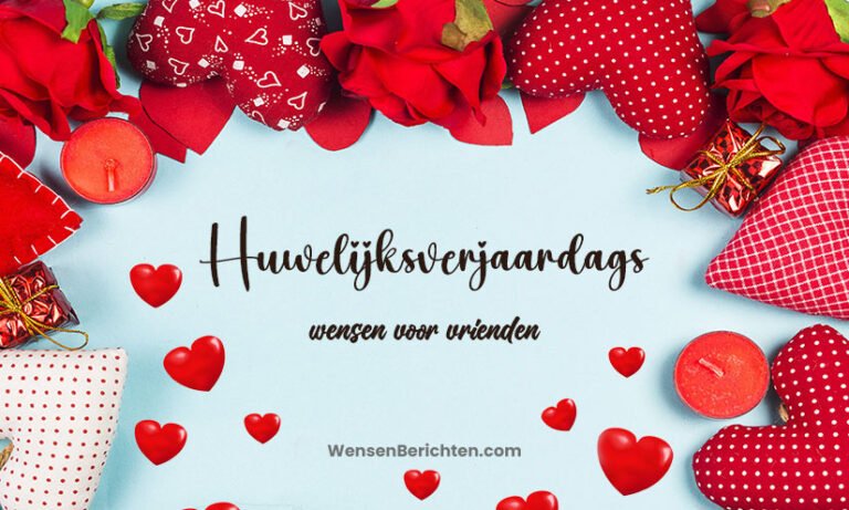 Huwelijksverjaardags wensen voor vrienden