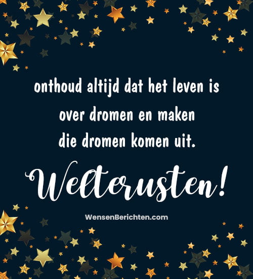 Onthoud altijd dat het leven draait om dromen