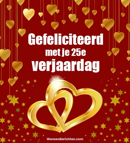 25e huwelijksverjaardag