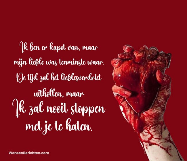 haatberichten voor ex