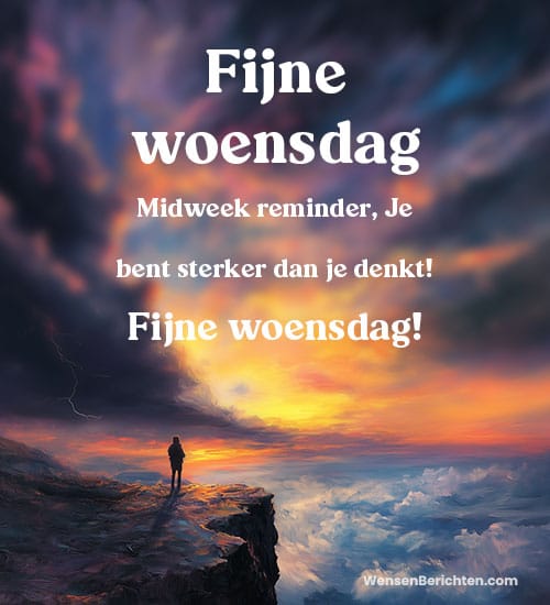 Bemoedigende-Fijne-woensdag-wensen