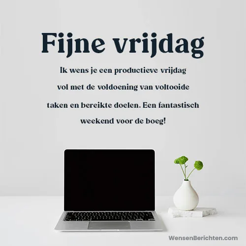 Fijne-vrijdagberichten-voor-de-inrichting-van-het-werkkantoor