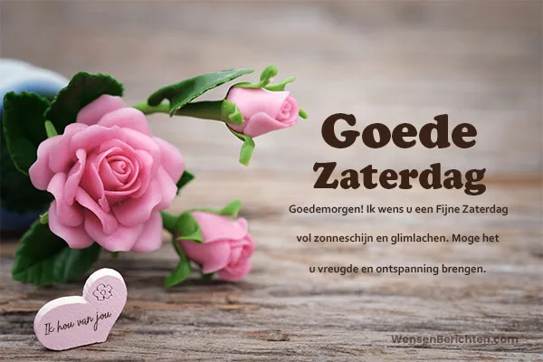 Goedemorgen-Fijne-Zaterdag-Wensen-Roze-Rozen